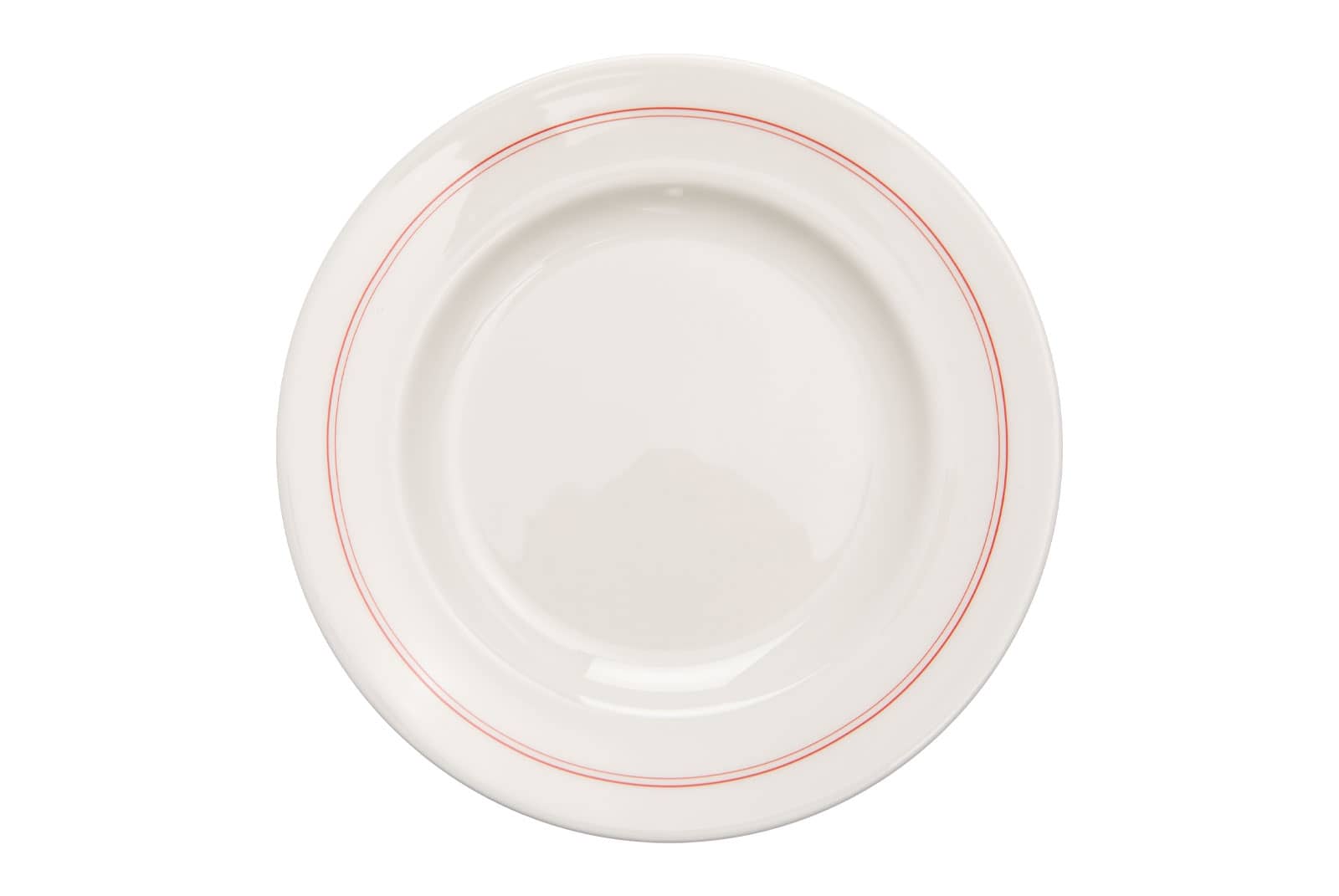 Dibbern Lines Classic Abendbrotteller 24cm rot