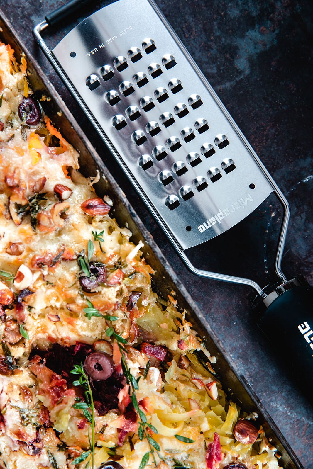 Microplane Gourmet Reibe Sehr Grob schwarz