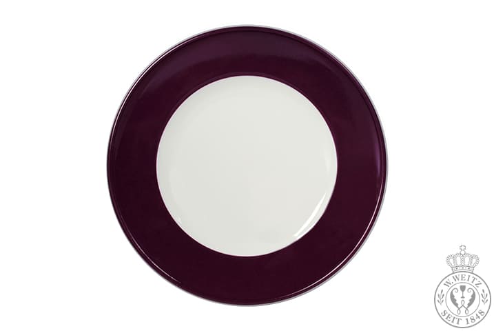 Dibbern Solid Color pflaume Frühstücksteller 19cm Fahne