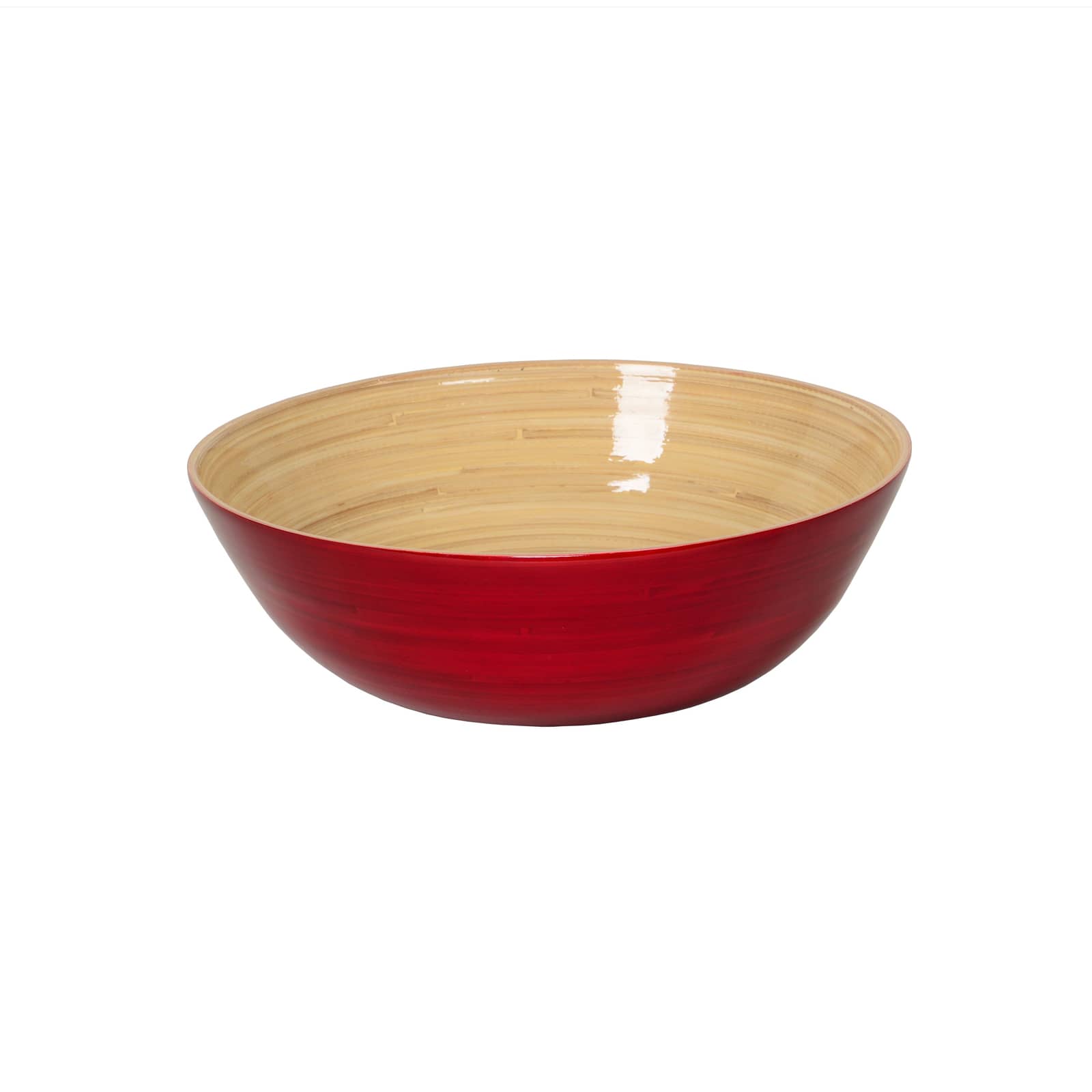 albert L. Bambus-Schüssel flach 30cm rot