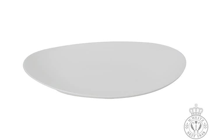 Dibbern Bone China weiß Motion Teller/Platte oval 28cm