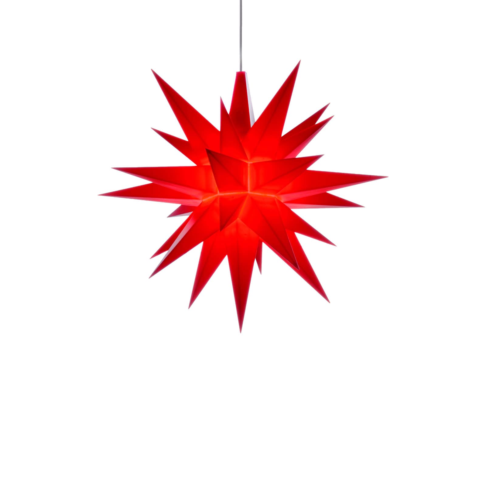 Herrnhuter Sterne Stern A1e 13cm Kunststoff rot inkl. LED E10