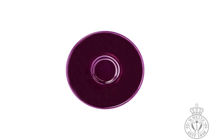 Dibbern Solid Color pflaume Espresso-Untertasse Classico