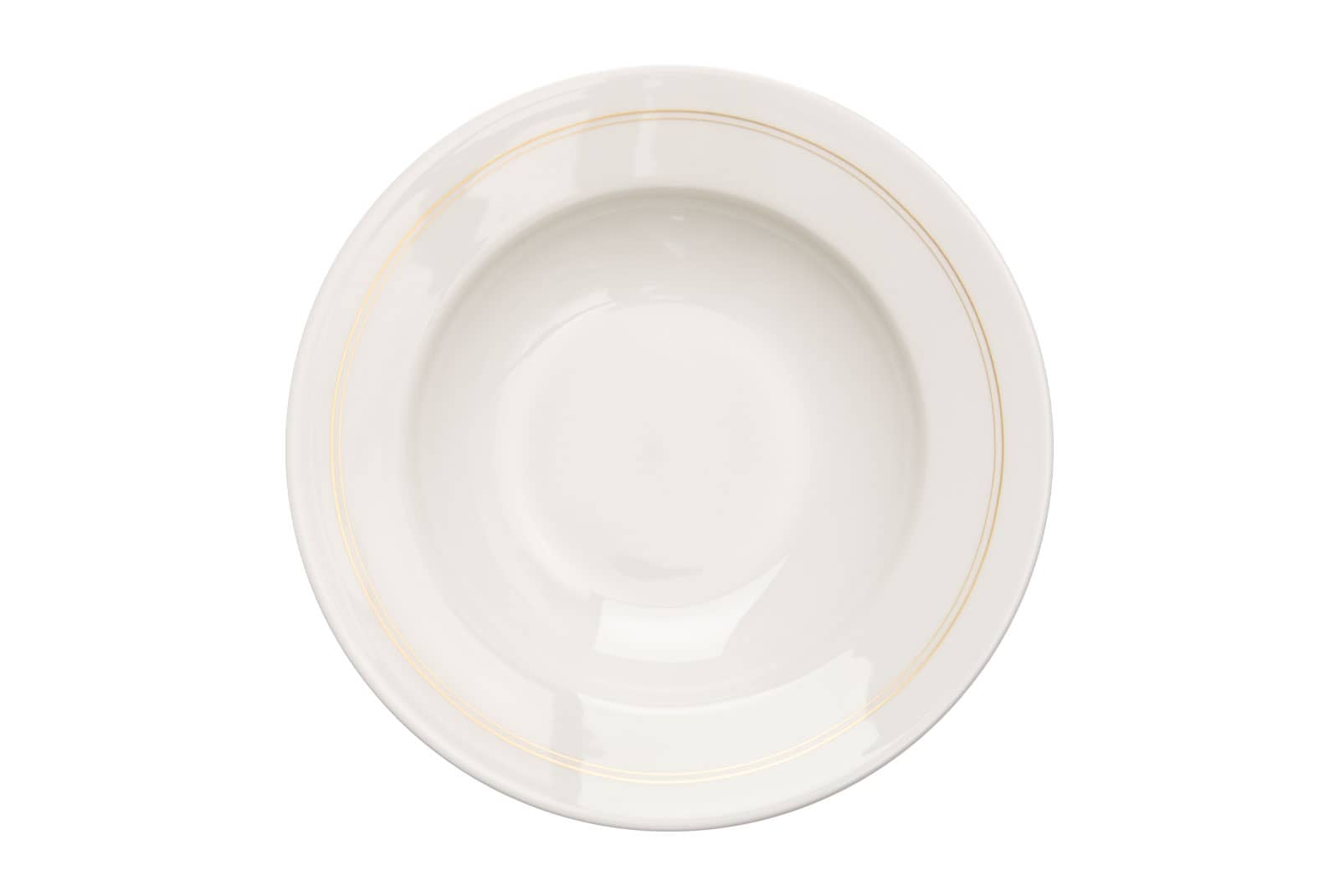 Dibbern Lines Classic Suppenteller 23cm gold