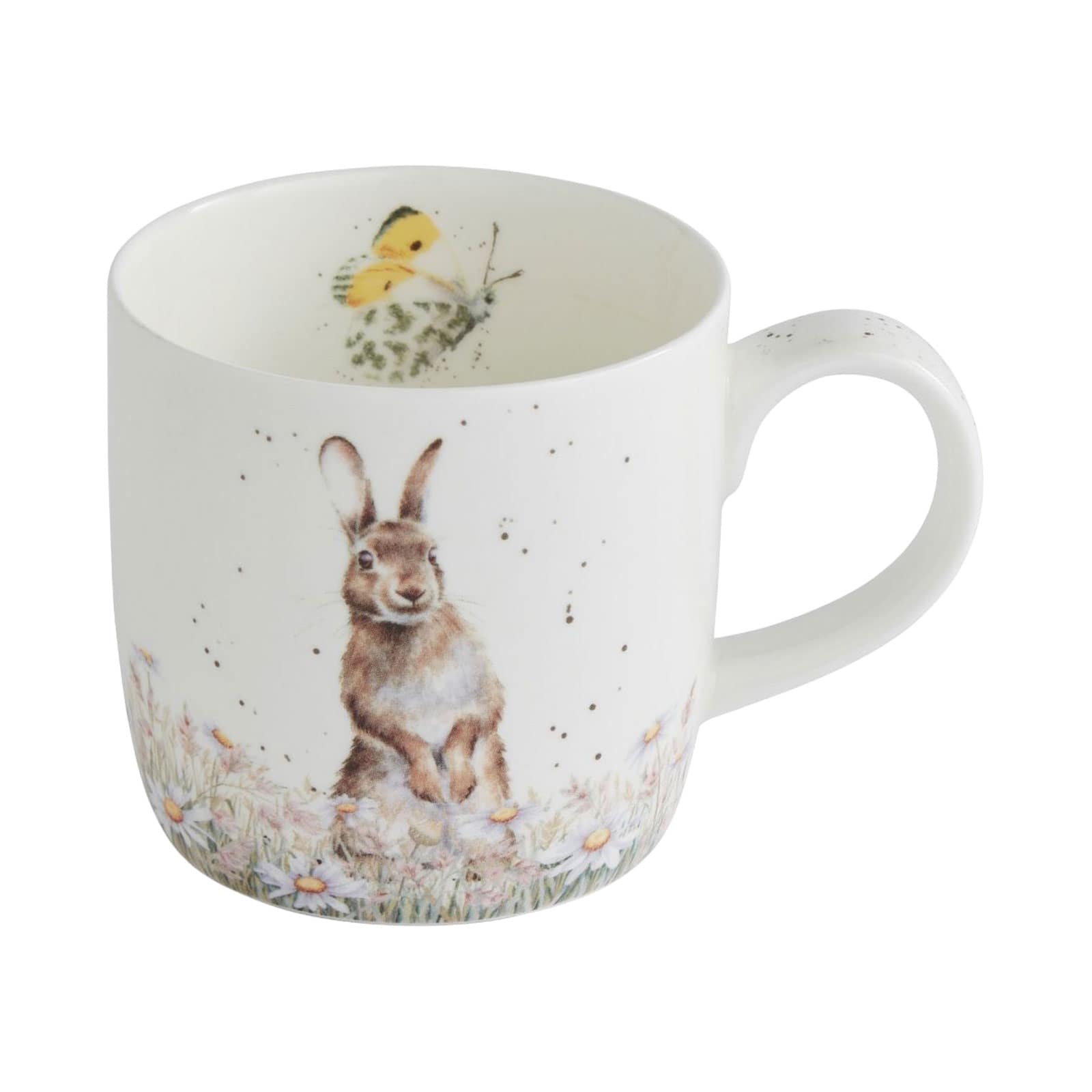 Royal Worcester Wrendale Designs Becher Fresh as a Daisy / Hase 0,31ltr.