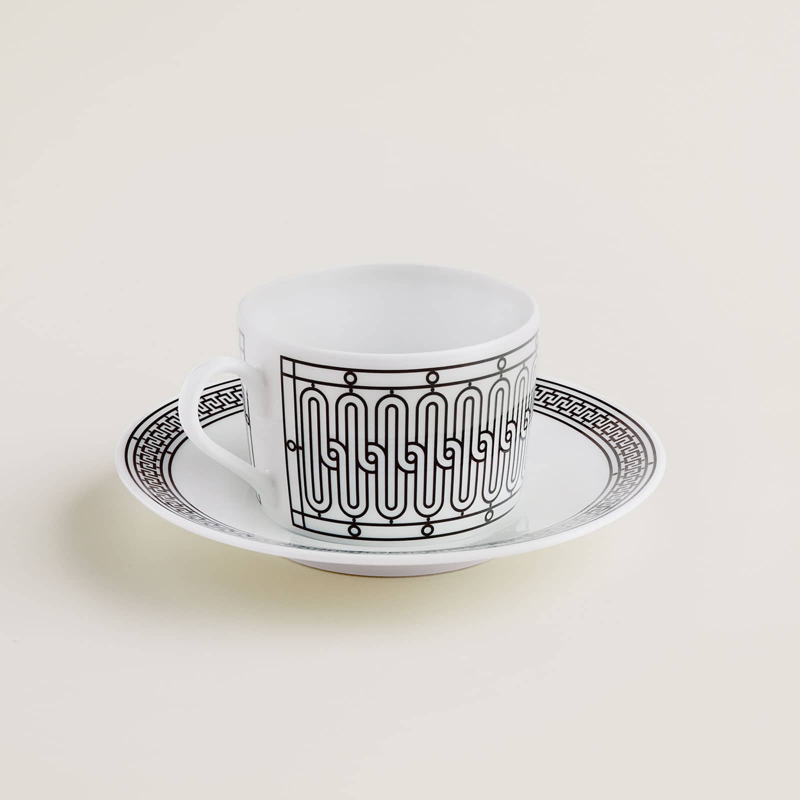 HERMÈS Paris H DÉCO Tee- und Kaffeetasse m. U. 0,16ltr.