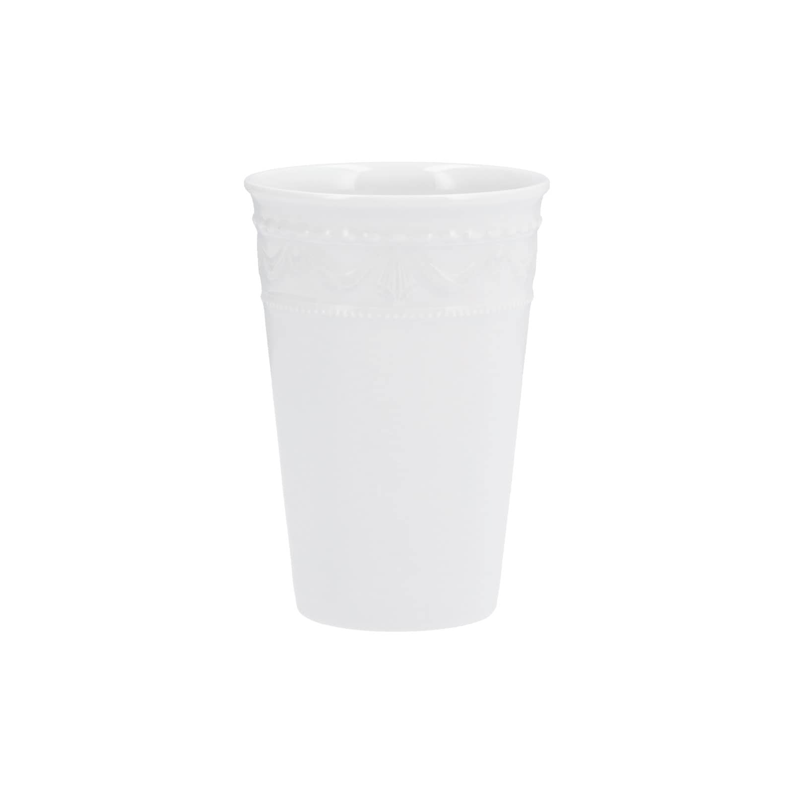 KPM -  Berlin Kurland To-Go Becher Set Black&White mit Deckel & 2 Ledermanschetten
