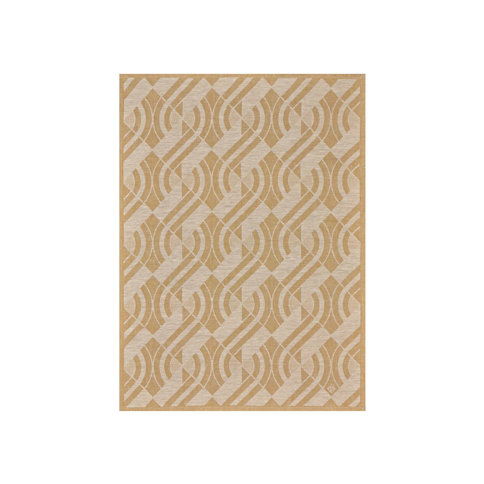 Le Jacquard Francais Neo Gläsertuch 60x80cm Leinen or