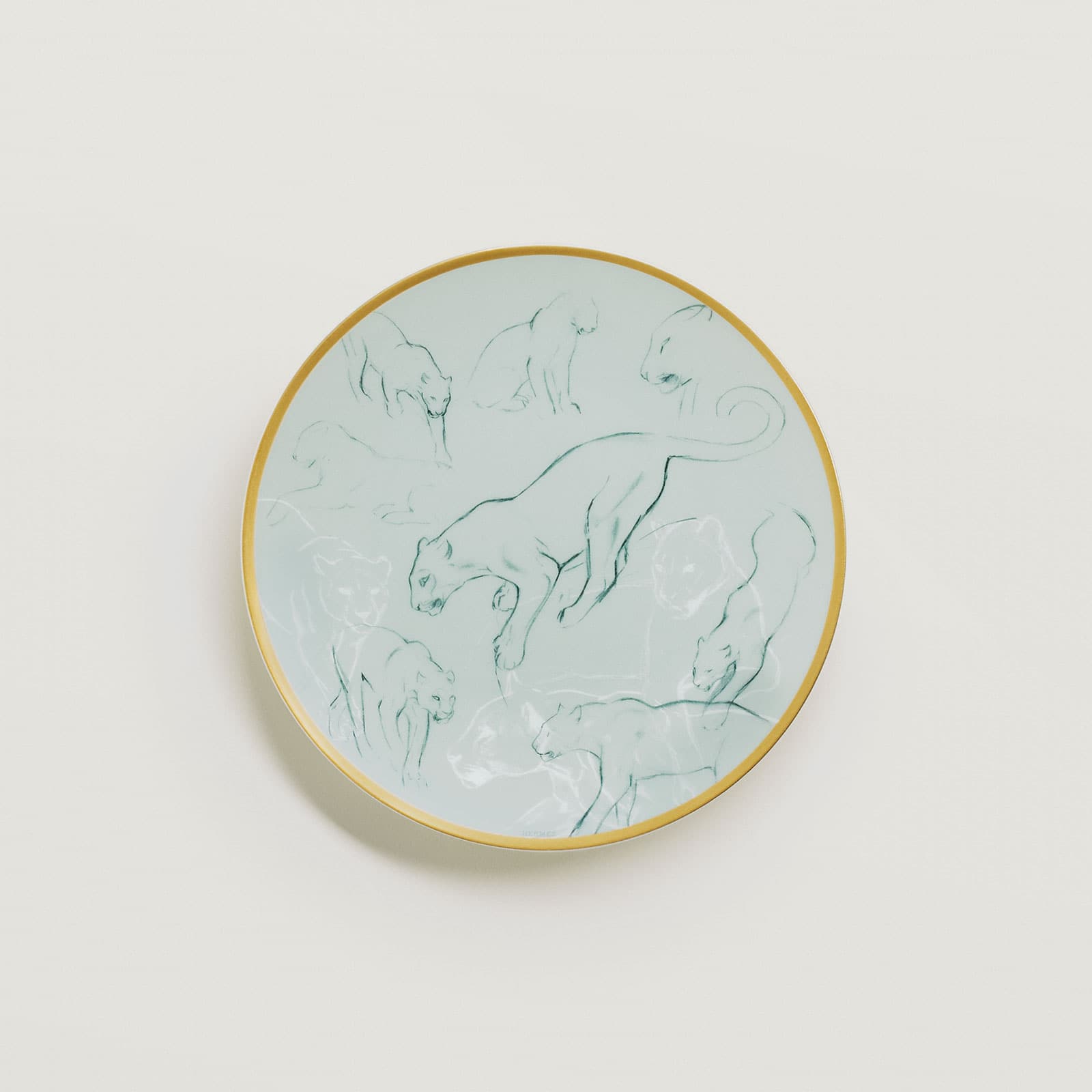 HERMÈS Paris Carnets d'Équateur Brotteller Felines 16,5cm