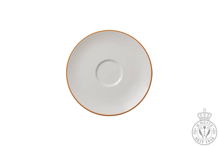 Dibbern Simplicity Kaffee-/Tee-Untertasse 0,20ltr./0,25tlr orange