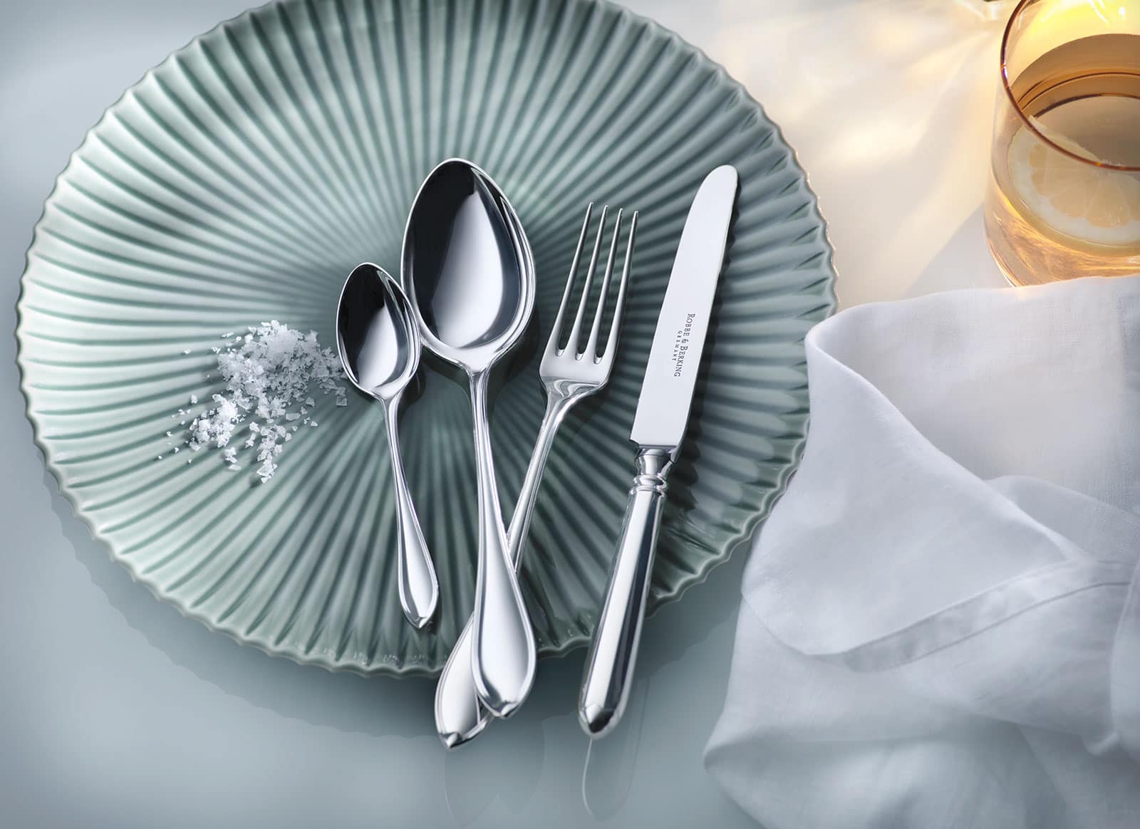 Robbe & Berking Navette Servierlöffel 150versilbert