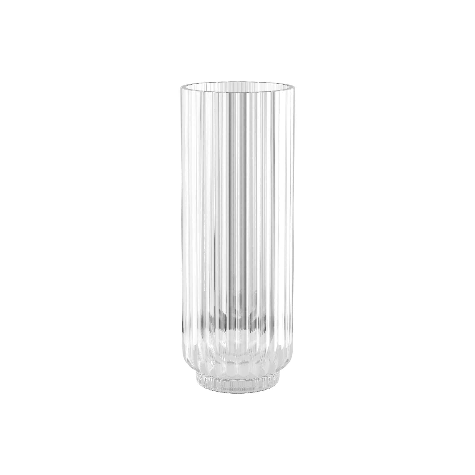 Georg Jensen Bernadotte Vase rund 22,5cm Glas