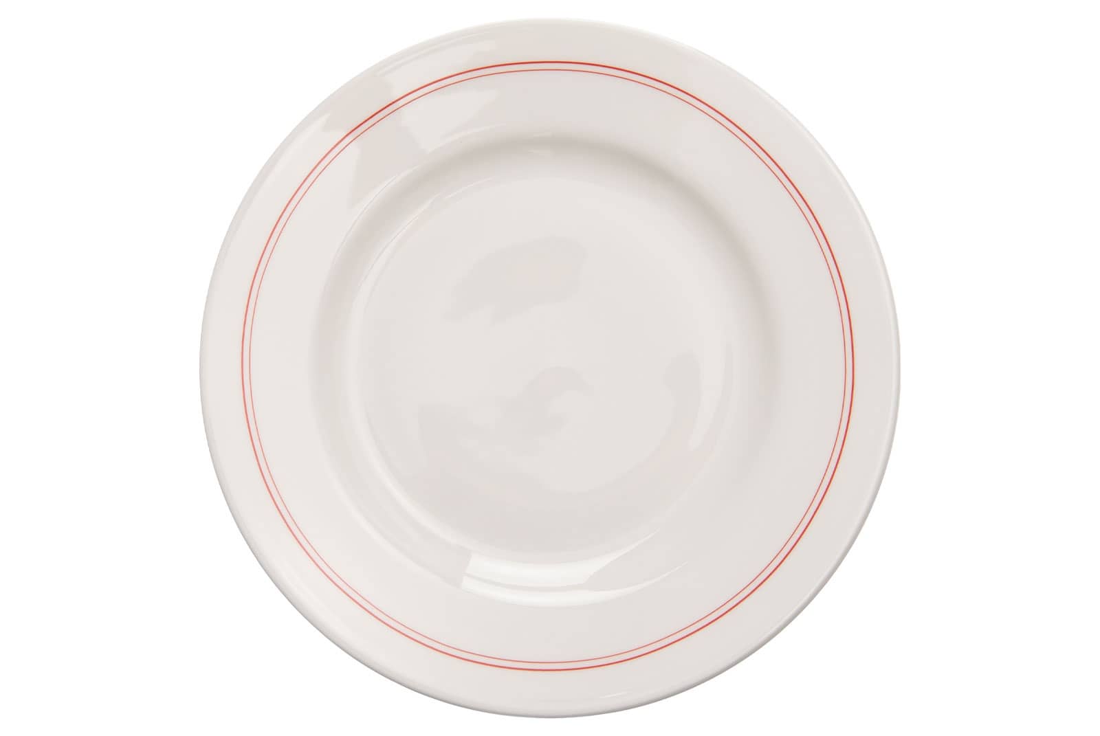 Dibbern Lines Classic Frühstücksteller 21cm rot