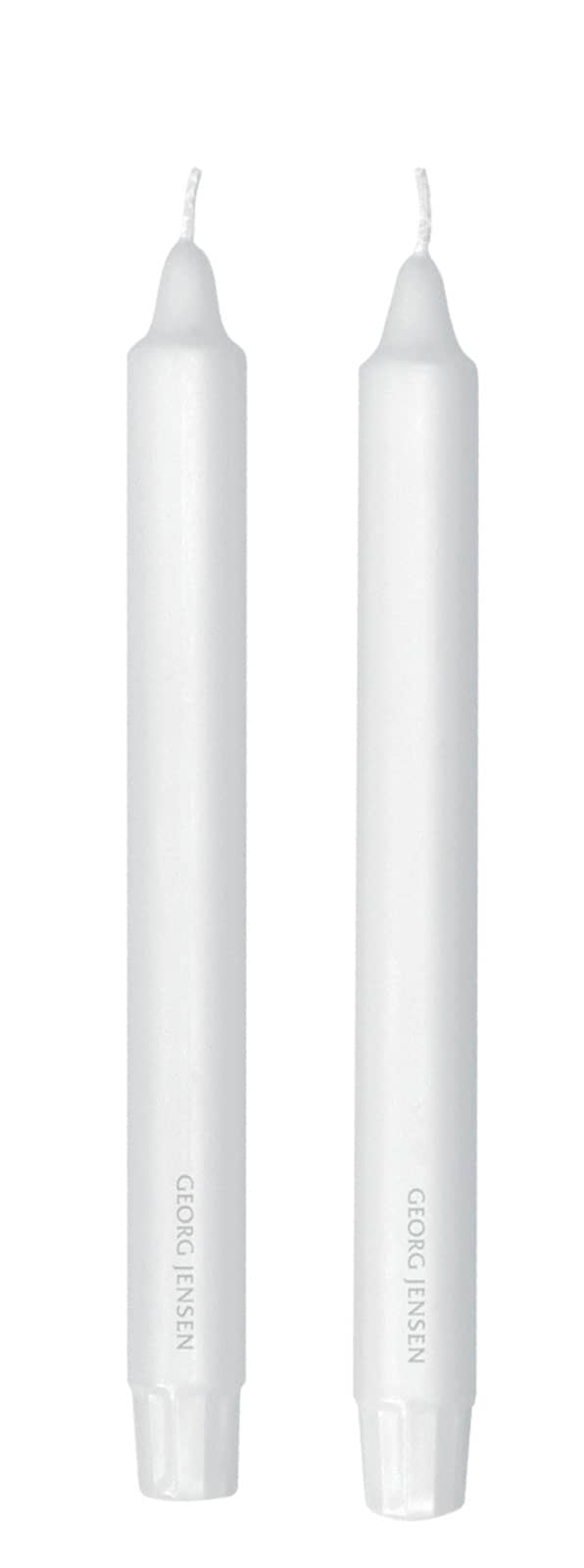 Georg Jensen Kerze 2,2cm x 24,0cm weiß 2 Stück