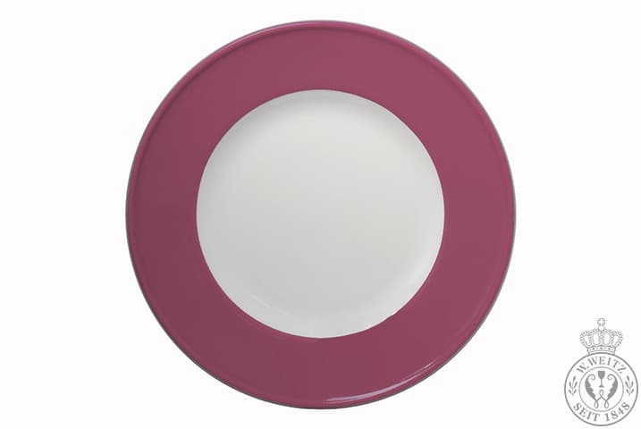 Dibbern Solid Color pink Frühstücksteller 21cm Fahne