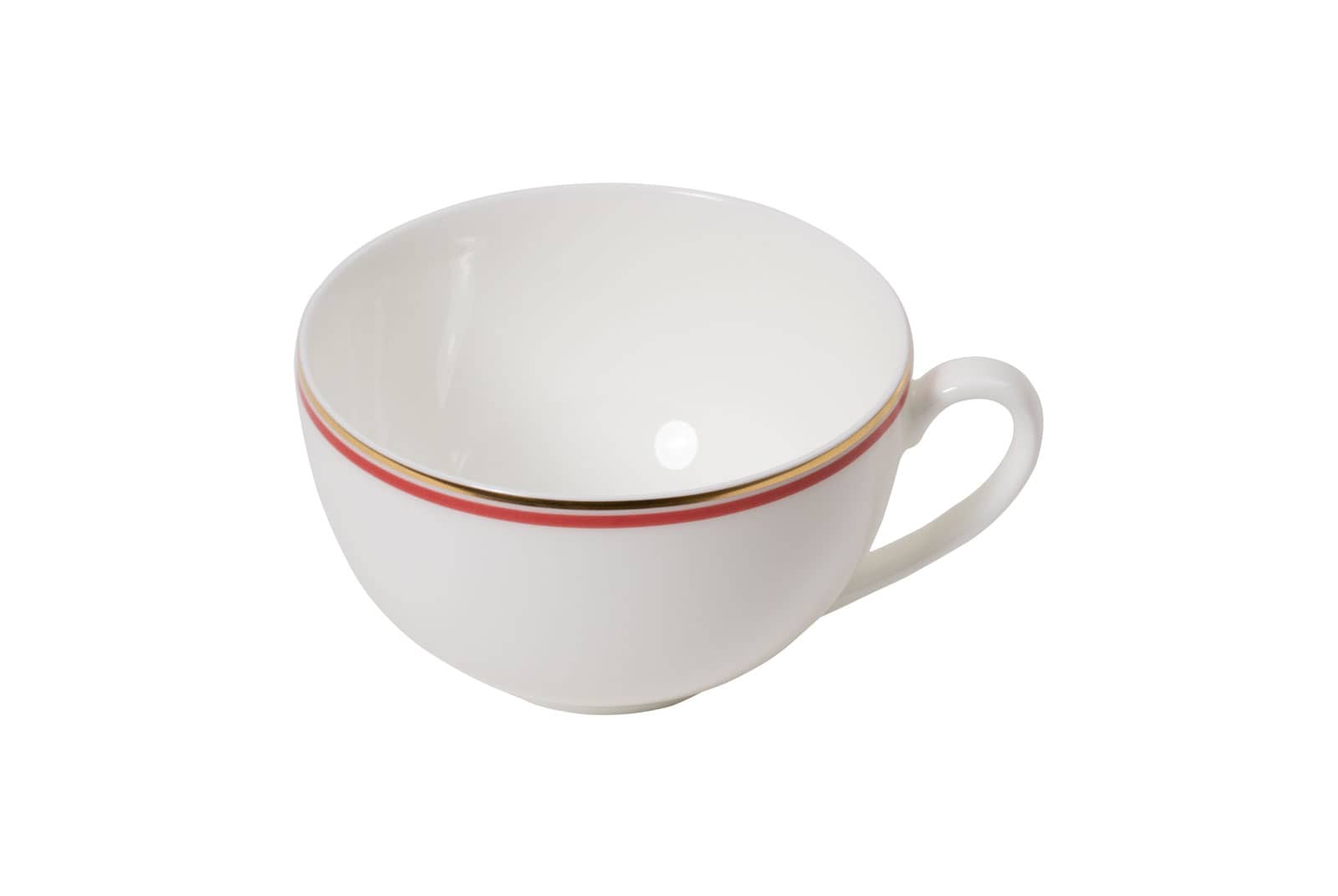 Die Kaffee-Obertasse rot aus der Dibbern Serie Capri