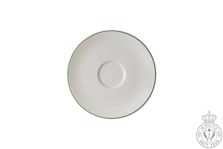 Dibbern Simplicity Kaffee-/Tee-Untertasse 0,20ltr./0,25ltr gr&uuml;n