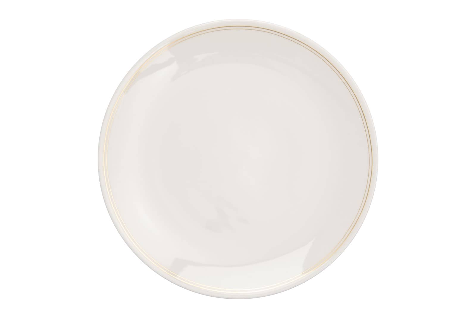 Dibbern Lines Pure Abendbrotteller 24cm gold