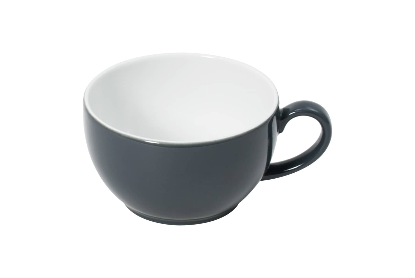 Solid Color anthrazit Cappuccinotasse