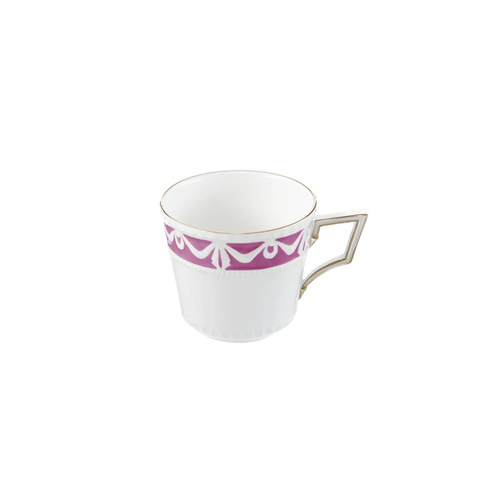 KPM -  Berlin Kurland Espresso-Obertasse 0,08ltr. dunkelpurpur/gold
