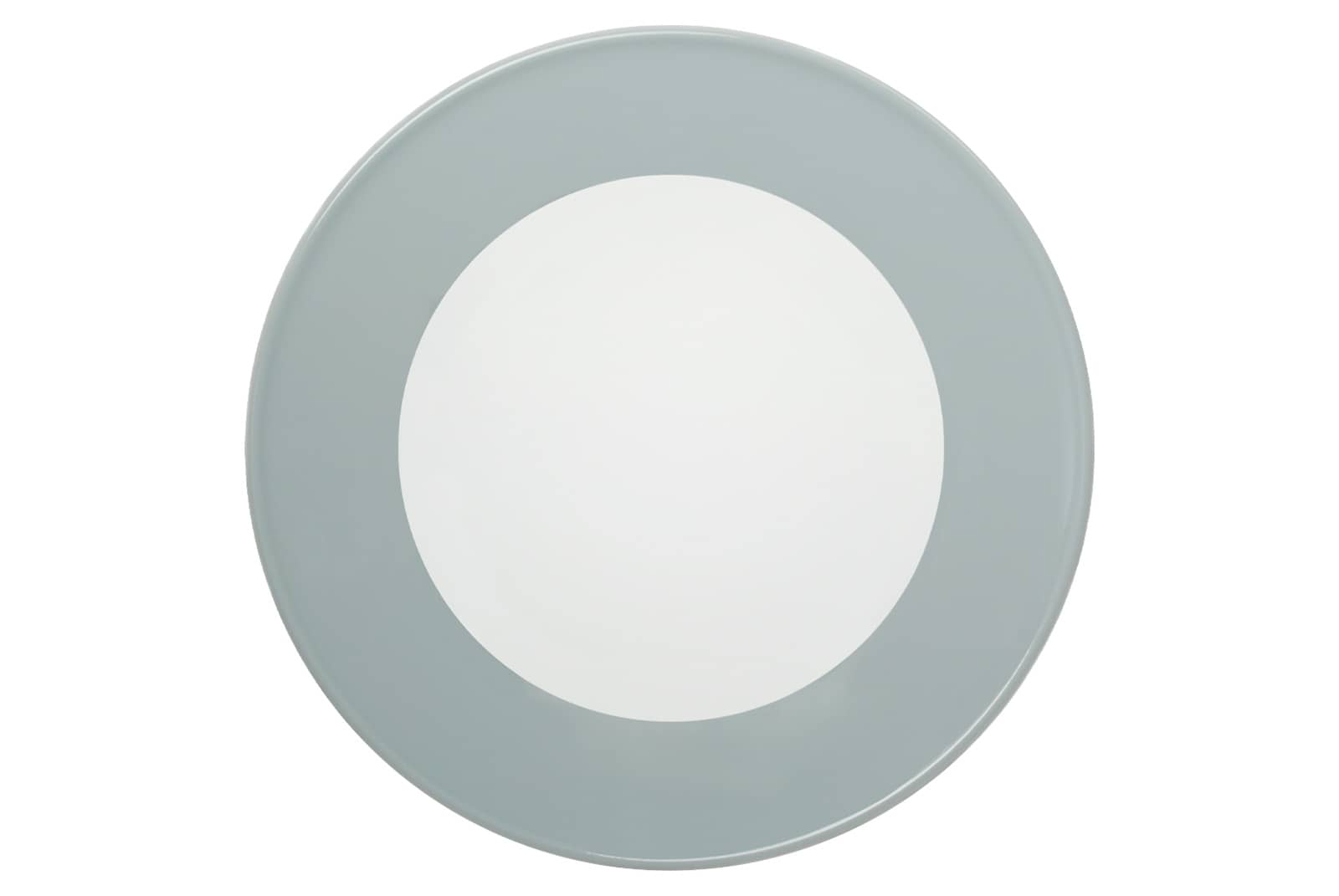 Dibbern Solid Color lichtgrau Frühstücksteller 21cm Fahne
