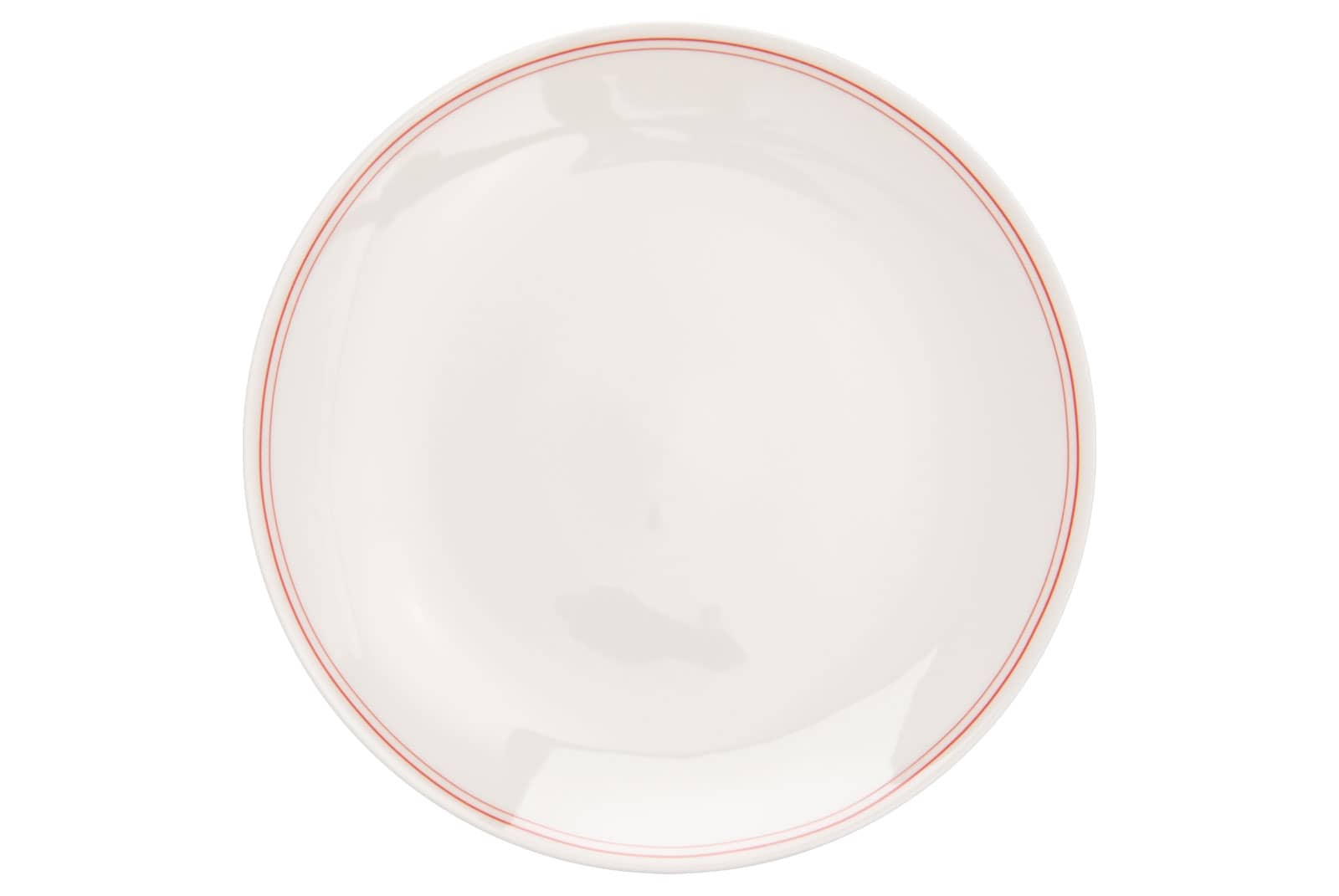 Dibbern Lines Pure Frühstücksteller 21cm rot