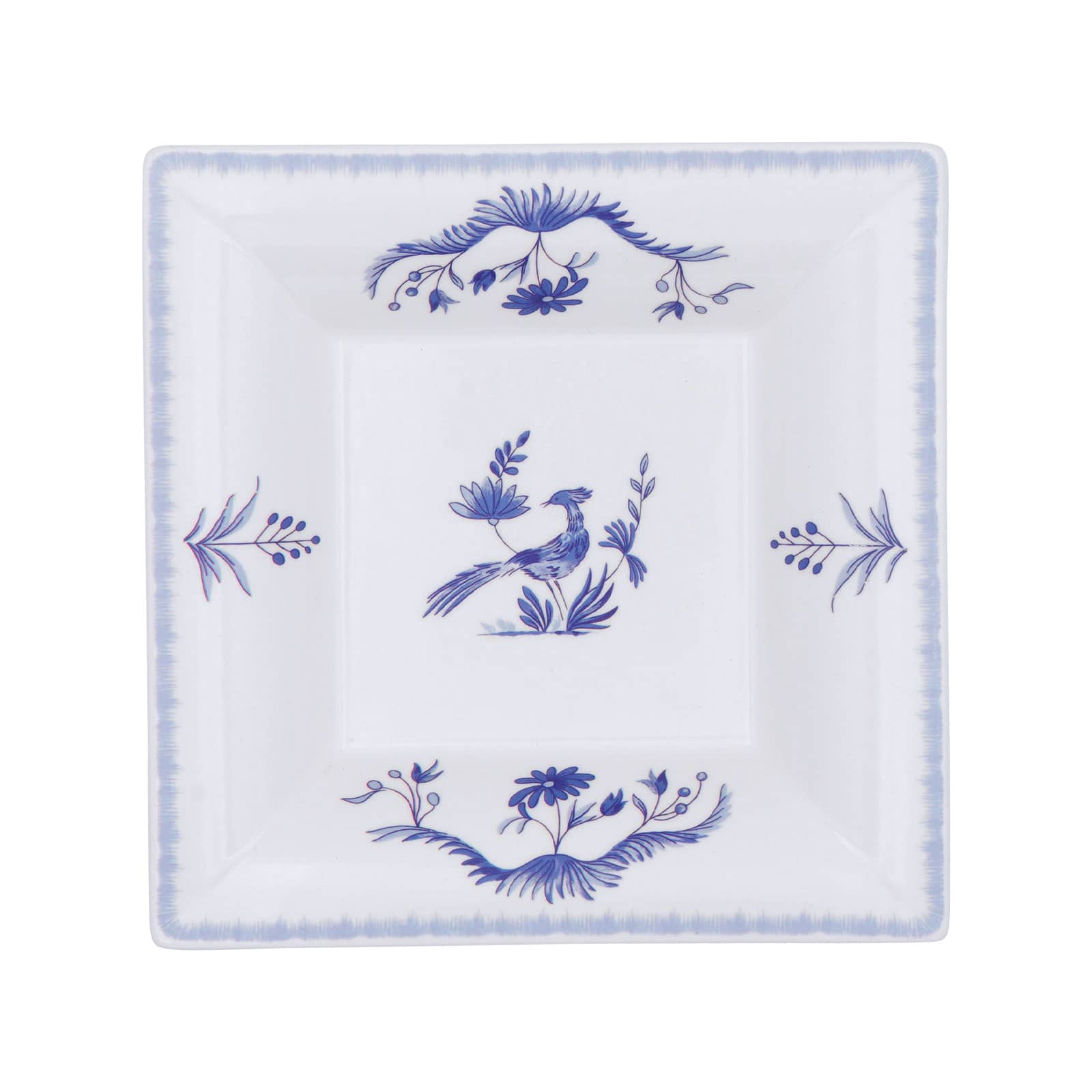 Gien Paradis Bleu Schale quadratisch tief
