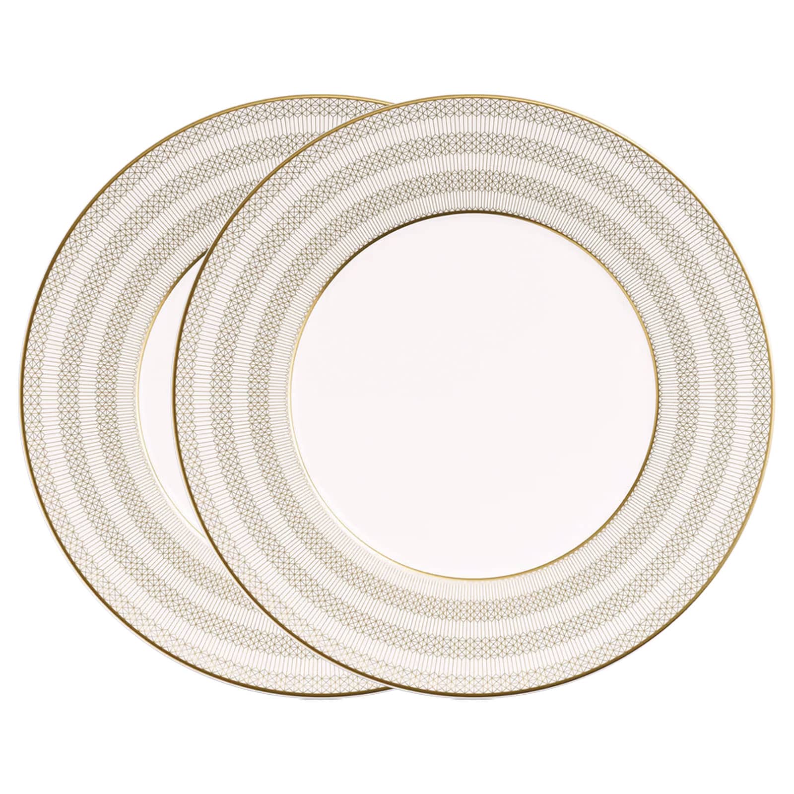 Baccarat Arcadia Speiseteller 2St. 27cm Gold & Platinum