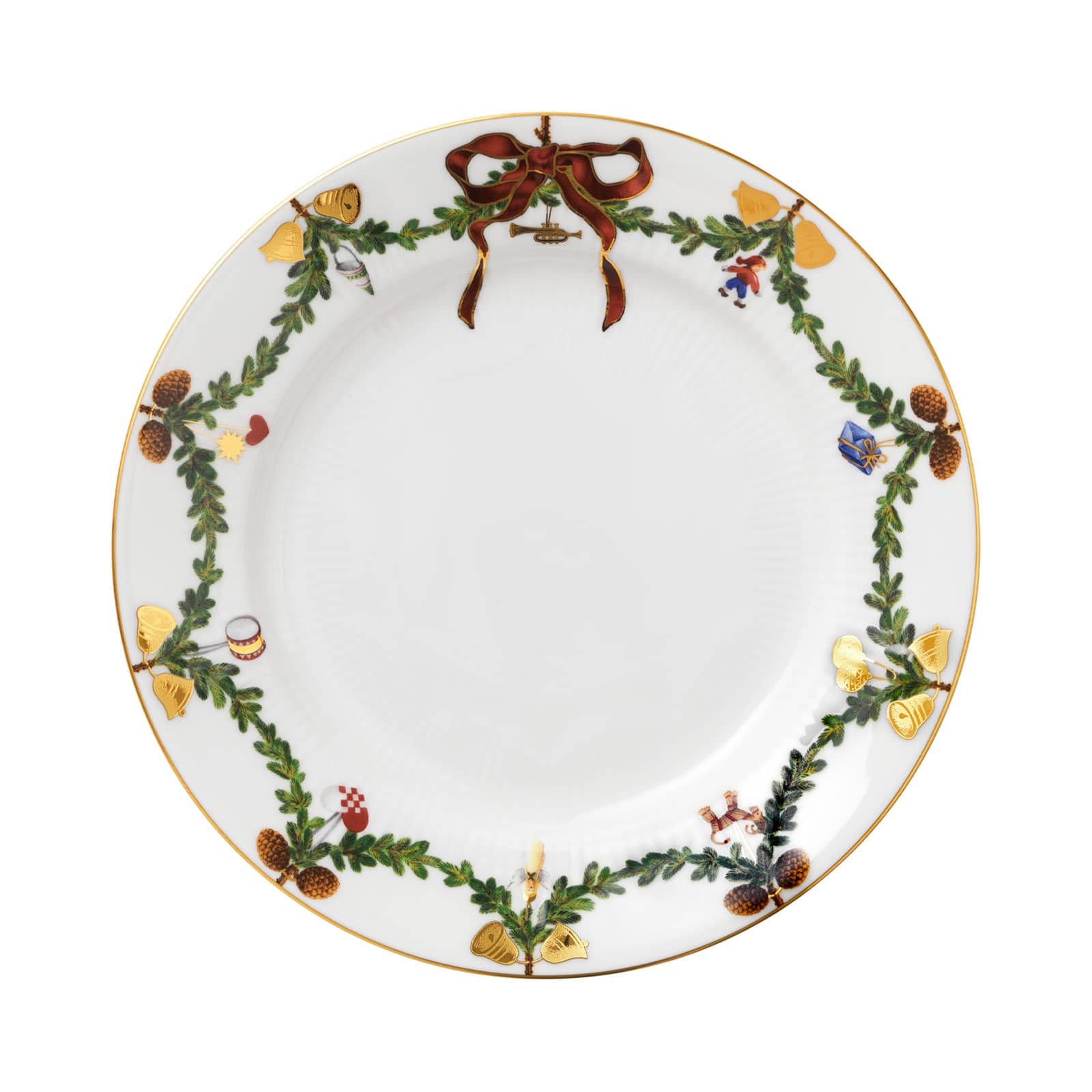 Royal Copenhagen Star Fluted Christmas Frühstücksteller 21cm groß 503622