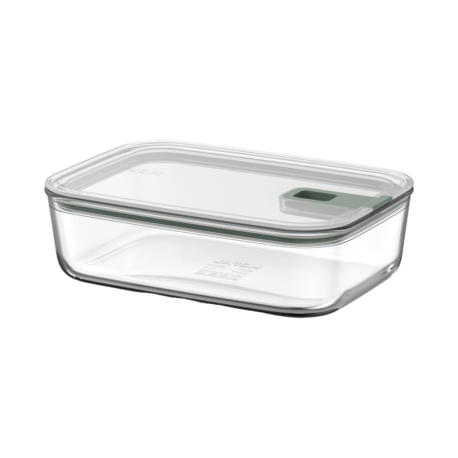 Mepal EasyClip Glas Frischhaltedose 1,50ltr. nordic sage NEU