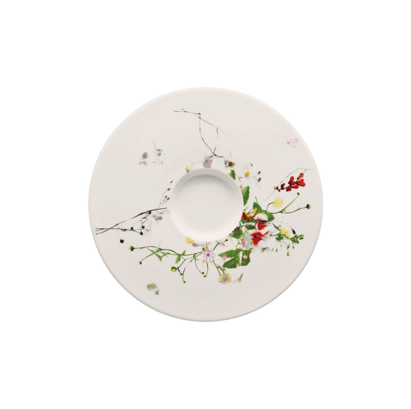 Rosenthal Brillance Fleurs Sauvages Kaffee-Untertasse 15,5cm