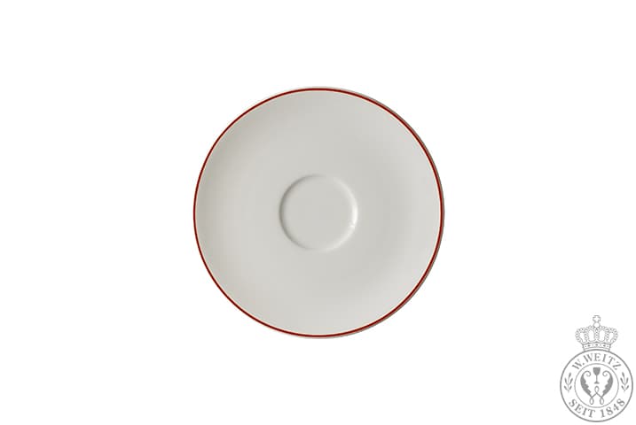 Dibbern Simplicity Kaffee-/Tee-Untertasse 0,20ltr./0,25ltr rot