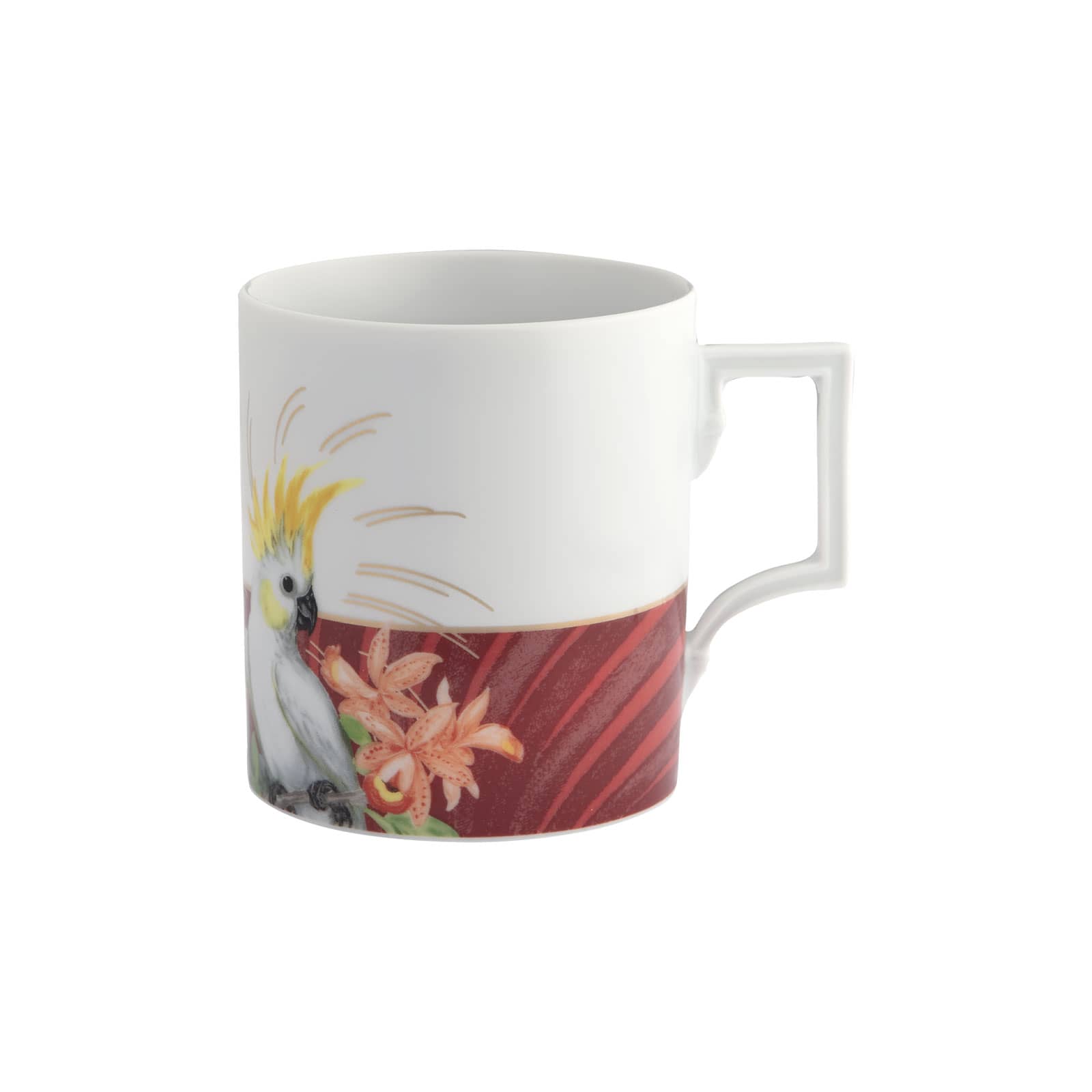 Meissen Pink Cockatoo Henkelbecher 0,25ltr.