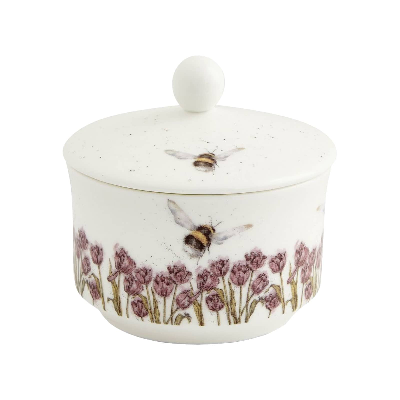 Royal Worcester Wrendale Designs Zuckerdose mit Deckel Biene 0,30ltr.