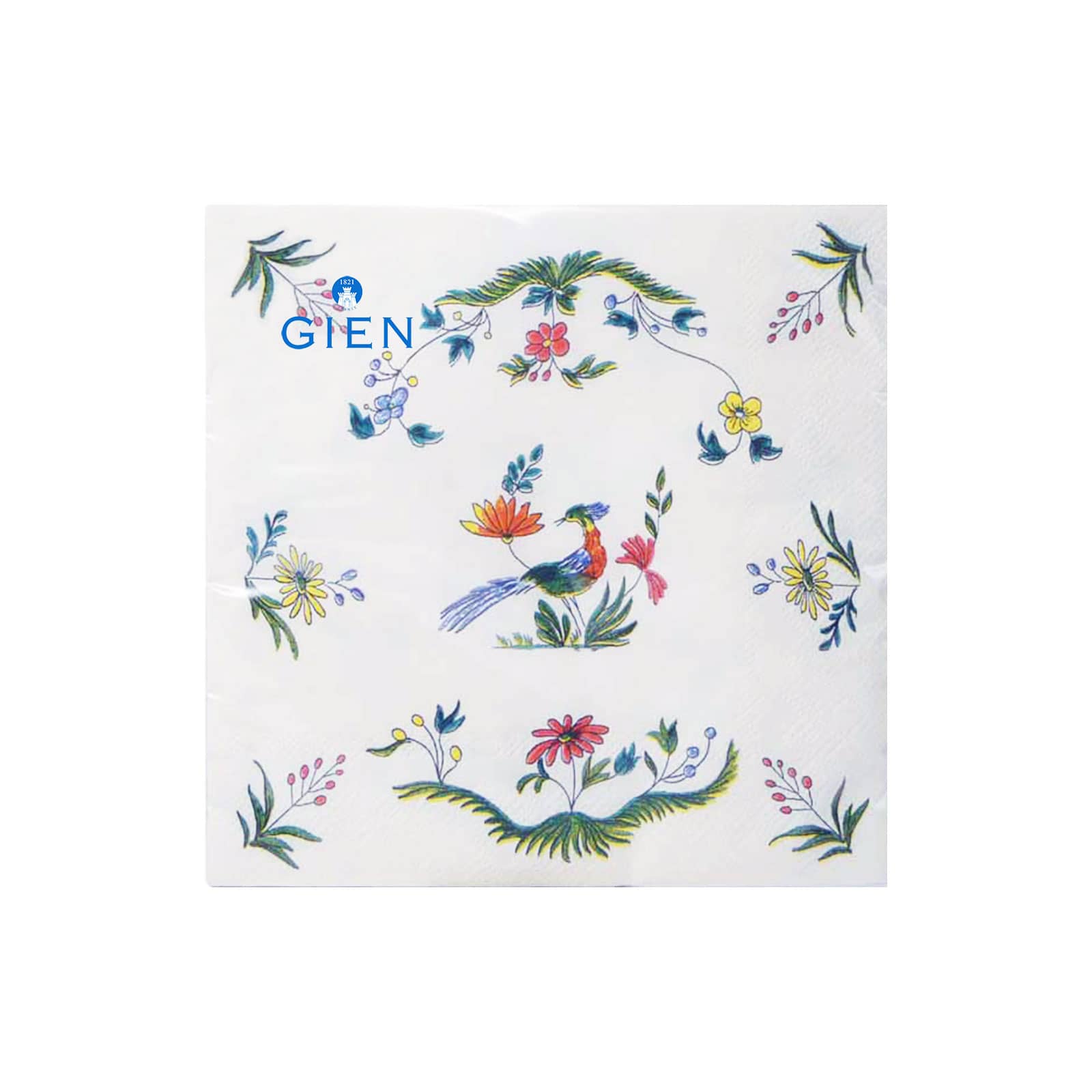 Gien Oiseaux de Paradis Papierservietten 33x33cm/20Stüc k