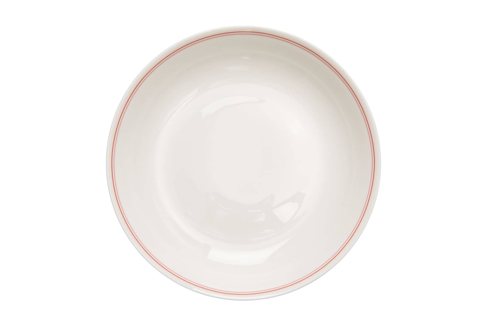 Dibbern Lines Pure Suppenteller 22,5cm rot