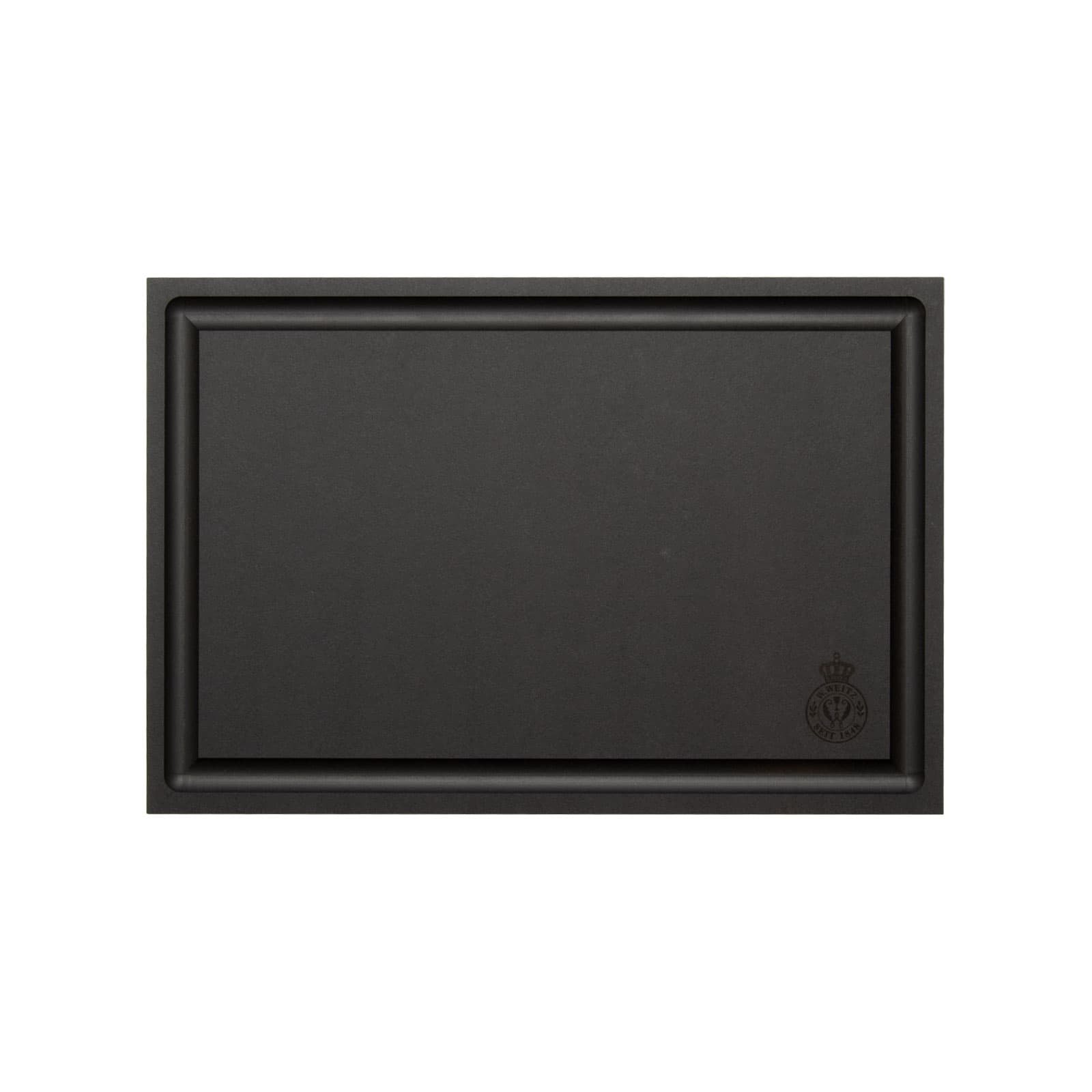 WEITZ Schneidebrett mit Saftrille 30x20cm Richlite black Kollektion Weitz