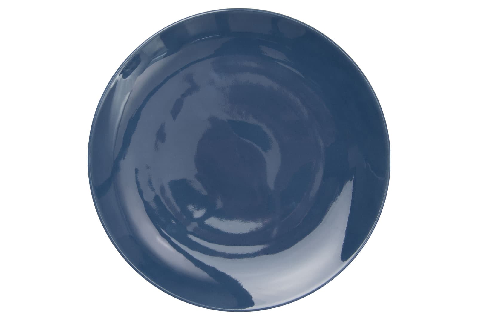 Der Dibbern One Color indigo Speiseteller ist ein großer Porzellanteller mit jeansblauer Glasur.