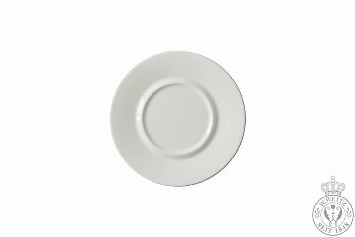 Dibbern Bone China weiß Zylindrisch Kaffee-Untertasse flach 0,25ltr.