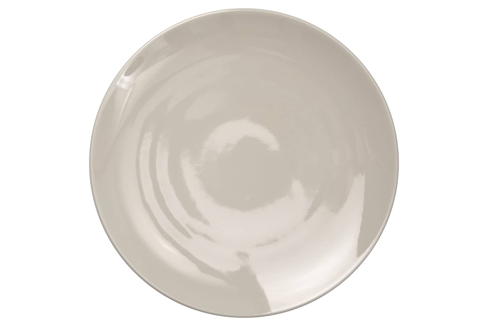 Der Dibbern One Color pearl Speiseteller ist ein Porzellanteller mit taupefarbener Glasur.