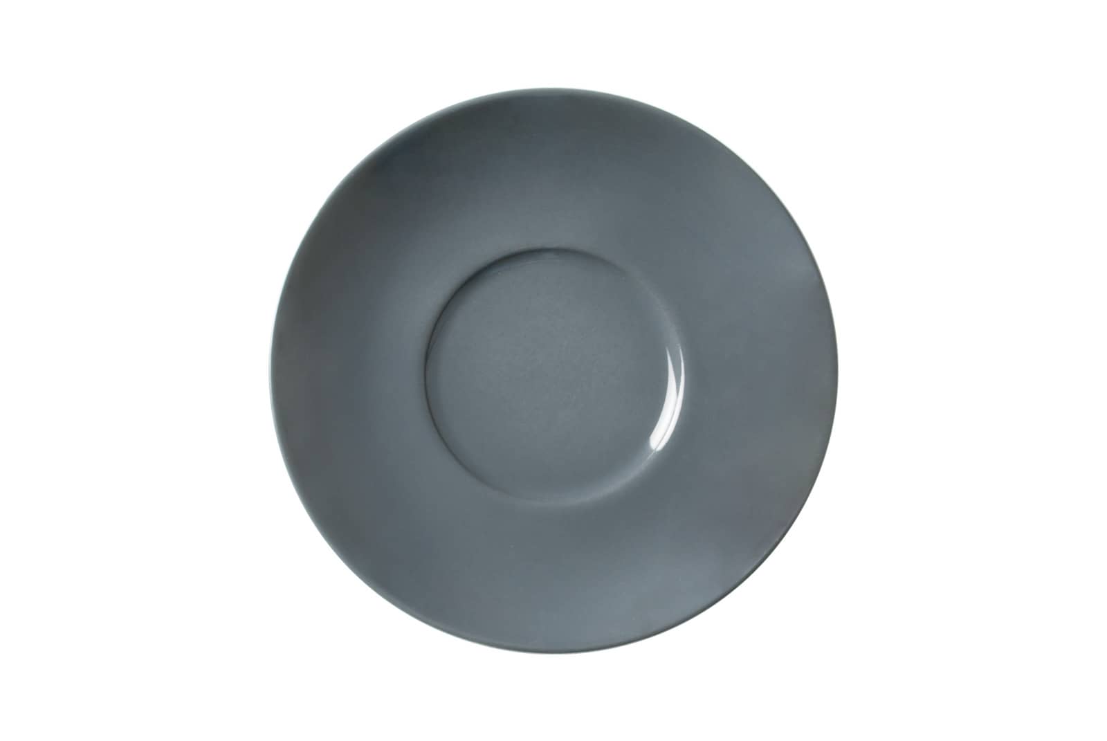 Solid Color anthrazit Kaffee-Untertasse
