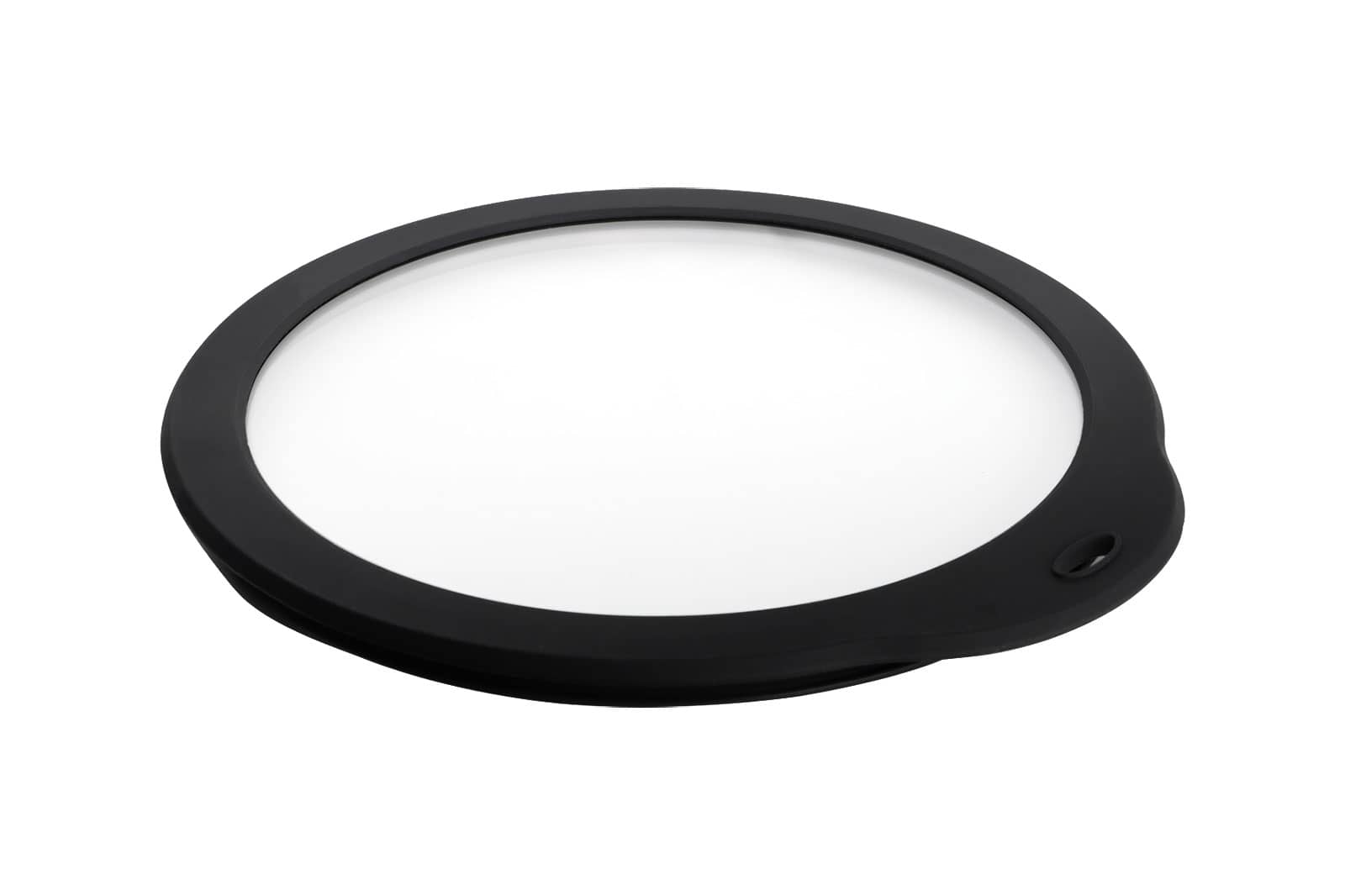 Der 24cm Frischhaltedeckel aus Glas und Silikon von Weis