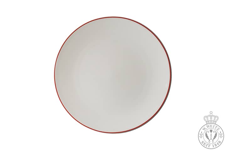 Dibbern Simplicity Frühstücksteller 21cm rot