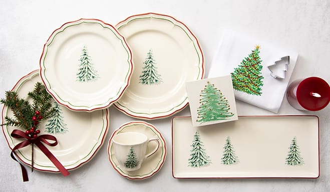 Weihnachtsgeschirr mit Tradition und Charme