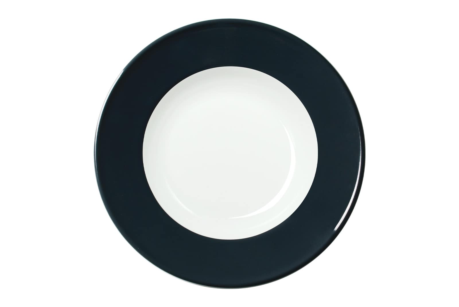 Solid Color anthrazit Suppenetller 23cm