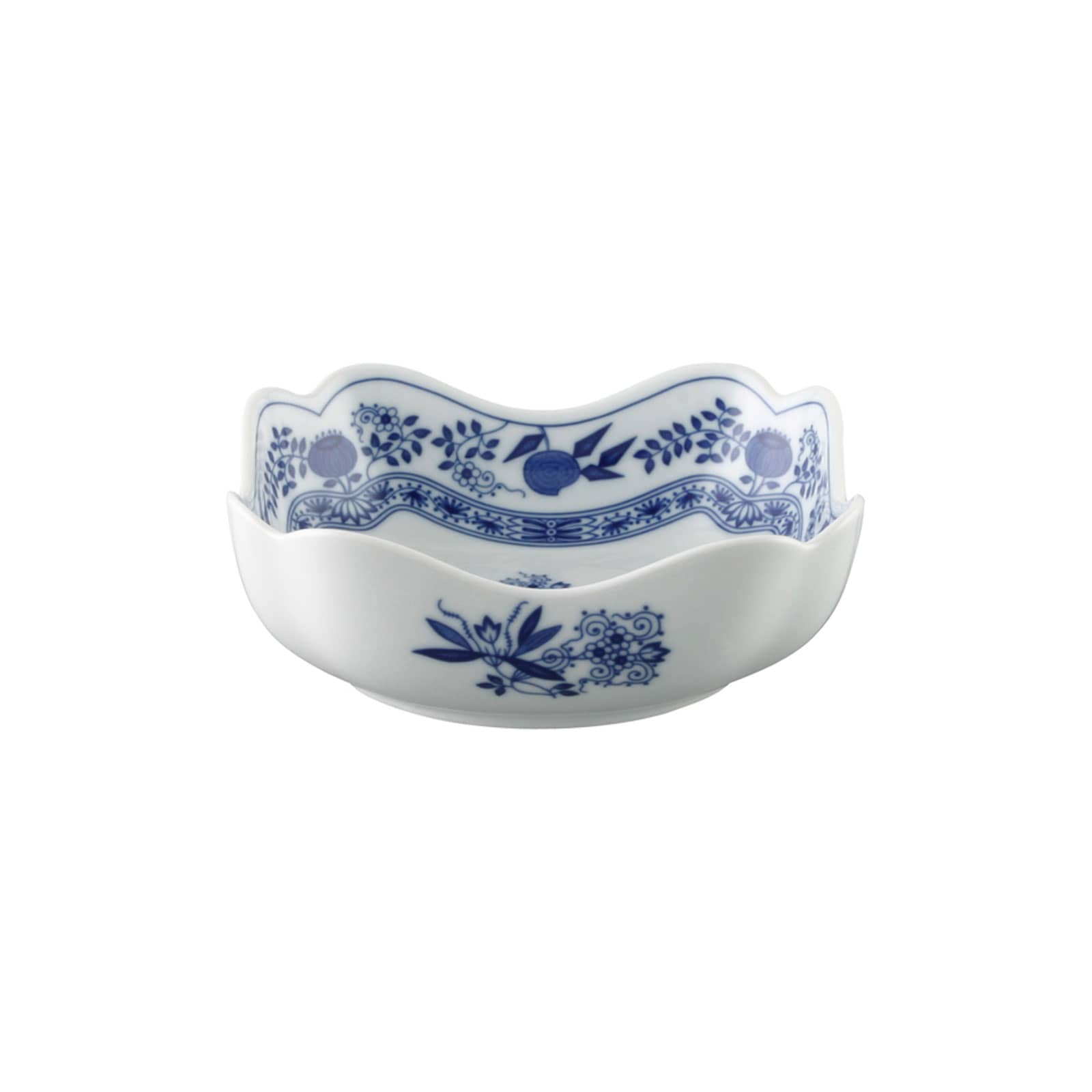 Hutschenreuther Blau Zwiebelmuster Schüssel eckig 18cm
