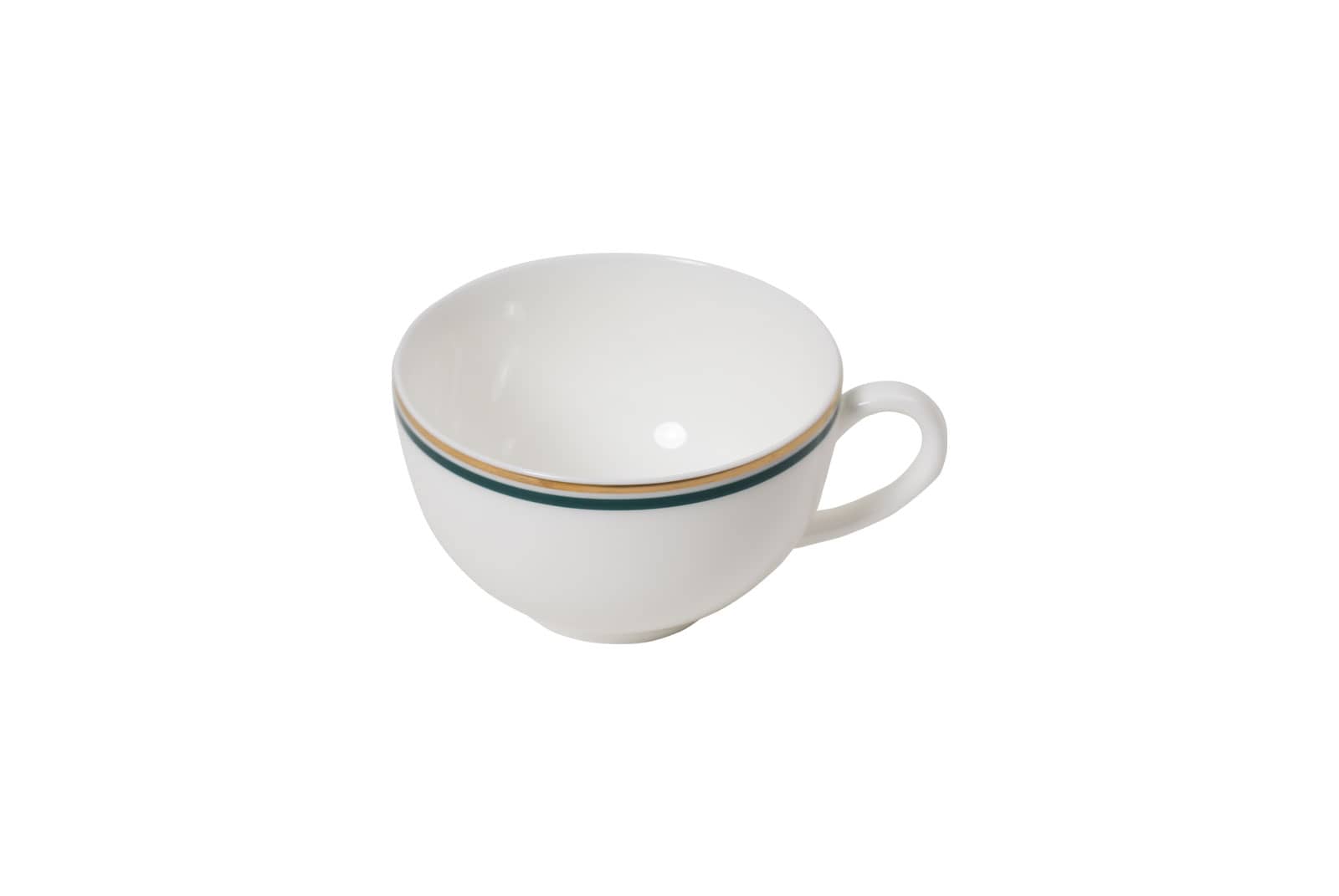 Die Espresso-Obertasse dunkelgrun der Dibbern Serie Capri
