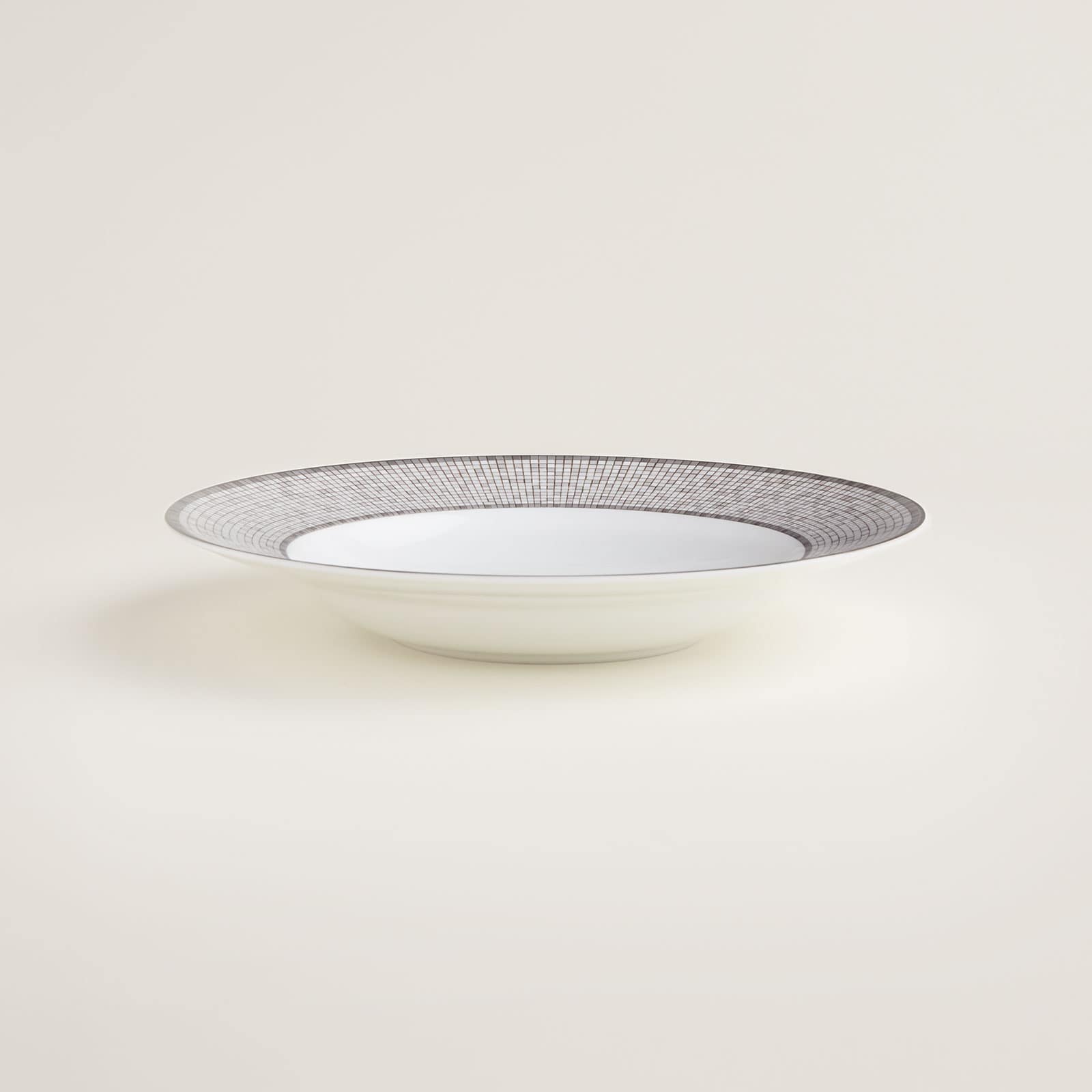 HERMÈS Paris Mosaïque au 24 Platin Suppenteller 22cm