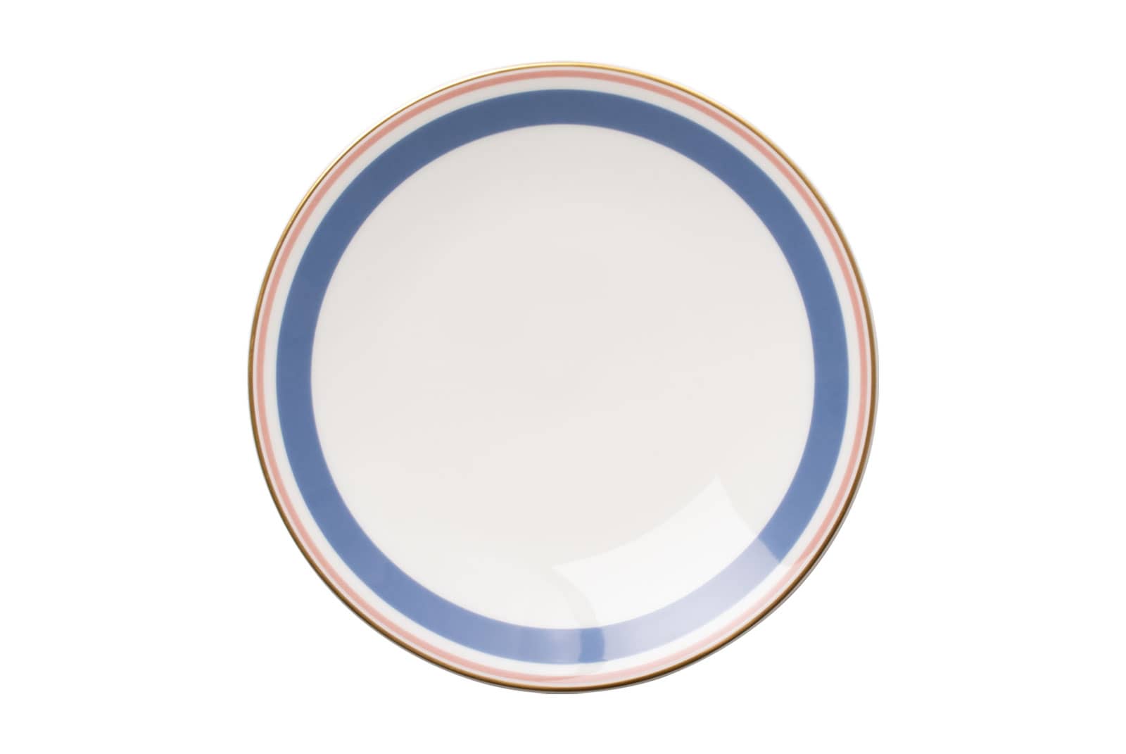 Der Brotteller blau/rosé der Dibbern Serie Capri