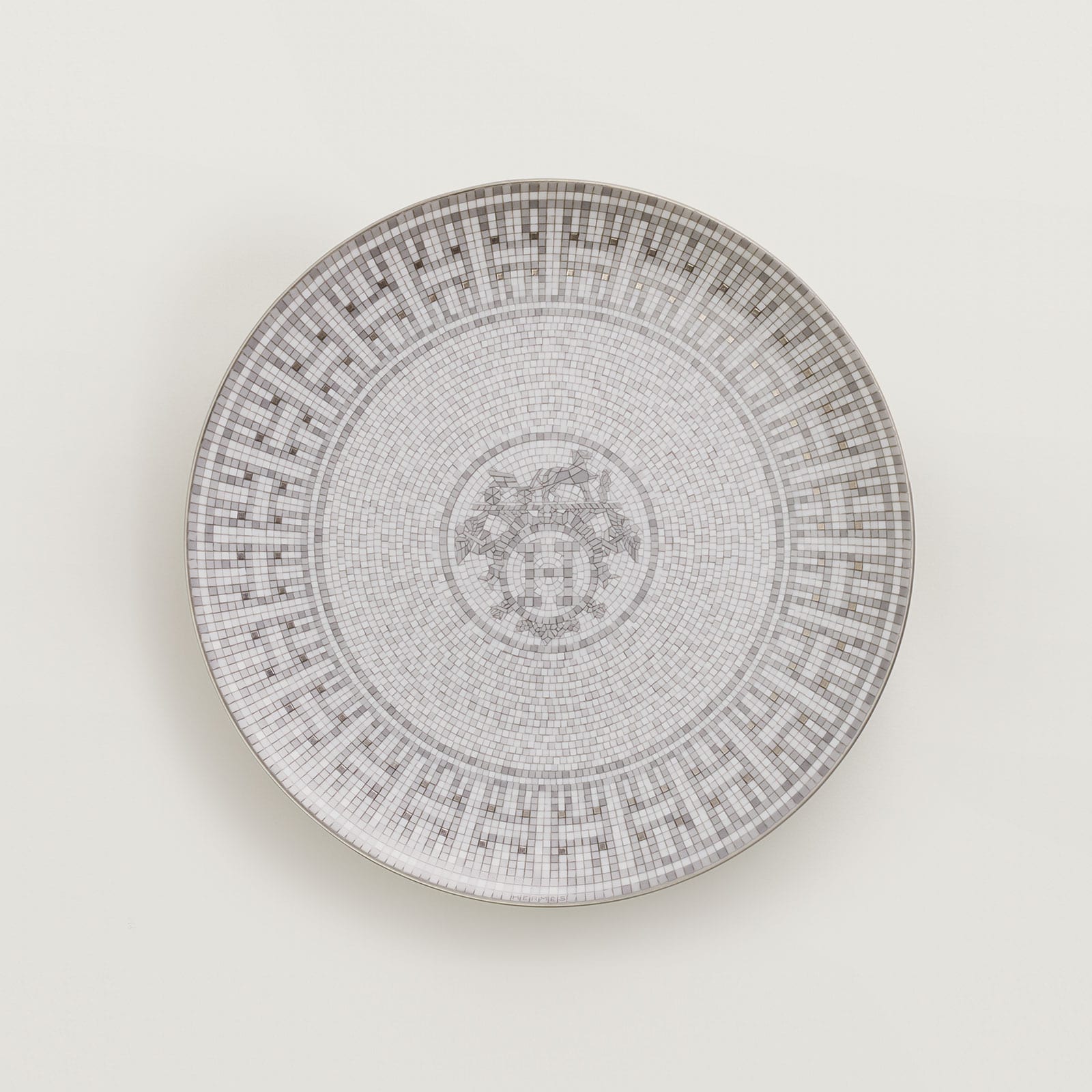 HERMÈS Paris Mosaïque au 24 Platin Frühstücksteller 21,5cm